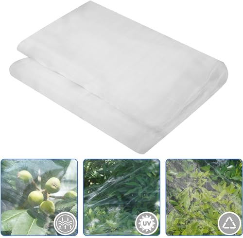 Filet de Protection Contre Les Insectes,Anti Insecte Filets,Filet de Protection pour légumes de Jardin,Jardin Filet Anti Insecte Potager,Filet Anti Insecte,Filet de Protection des légumes (C 3×6)