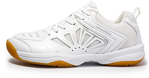 Ybberik Chaussures de Badminton Respirantes Unisexes pour Enfants, garçons, Filles, Femmes et Hommes