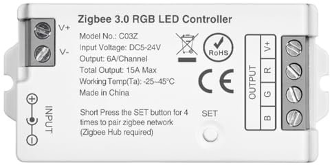 Uxsjakjsd Light Strip Controller RGB Light Strip Controller TUYA Smart Life APP Control Dimmer Light Strip Controller RGB