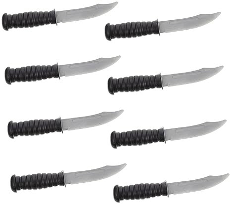 VANZACK 8pièces Décoratifs Plastique Lot pour Fête Halloween Fournitures De Fête Jouets pour Garçon Fille sans Bavures