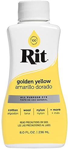 Rit Dye Liquid Stoff Dye, goldgelb, 236ml