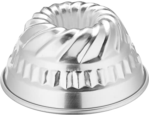 Pentole Agnelli Pasticceria e Pizza Stampo Americano con Tubo, Alluminio, Bianco, 20 x 20 x 11 cm