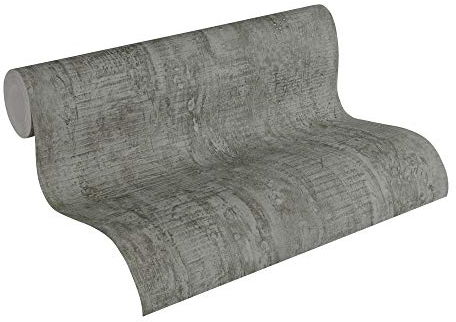 A.S. Création Vliestapete Best of Wood`n Stone 2nd Edition Tapete in Beton Optik Betontapete 10,05 m x 0,53 m braun grau Made in Germany 944261 94426-1, 10.05 0.53 m