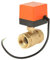 Elektrisches Ventil, Brass2-Way 3-Leiter 2-Punkt Regelventil Motor Kugelventil Elektrisches Ventil Umkehr Kugelhahn, AC 220V G1-1/4 DN32