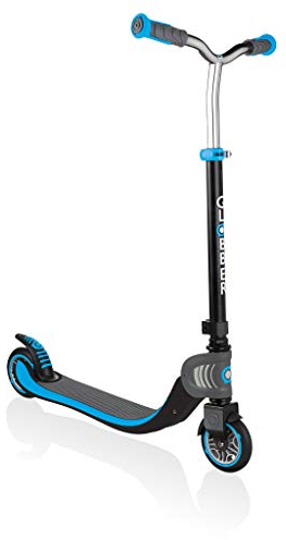 Globber - FLOW FOLDABLE 125 - Patinete plegable de 2 ruedas para niños mayores de 6 años y adolescentes , Bleu Ciel