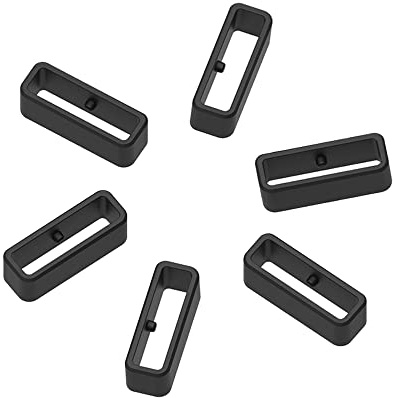 Lot de 6 anneaux de fermeture en silicone de rechange pour Amazfit Active Max/Balance 2/Balance/T-REX/GTR 4/GTR 3 pro/GTR 2 Band Keeper pour Amazfit Cheetah Pro/Bip 6/Bip 5 Unity