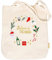 Papierdrachen Weihnachten Jutebeutel - Canvas Tasche Merry Christmas - mit weihnachtlichem Motiv und hochwertiger Bestickung