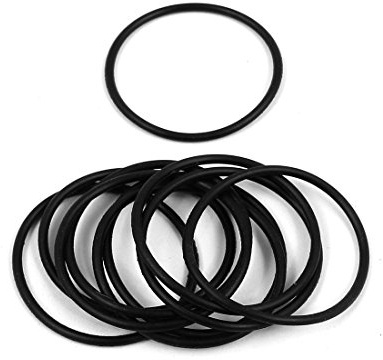 Ruilogod 20 Pcs 28mm x 1,5mm joints toriques en caoutchouc NBR résistant à la chaleur passe-fils bague d'étanchéité