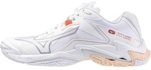 Mizuno Zapatos de Voleibol para Mujer, Blanco, 38 EU