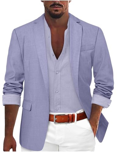 Chaquetas de traje para hombre atléticas monocromáticas negocios ocio primavera/verano delgado sencillo occidental cuello de traje de un solo pecho ligero elegante chaqueta traje tradicional elegante