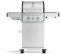 BURNHARD 2-Brenner Gasgrill FRED Jr. Deluxe Series 3 inkl. 900°C Infrarot-Keramikbrenner, Edelstahl-Grillrost, Grillabdeckung, Edelstahl Grillwagen + klappbare Seitentische