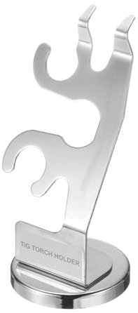 sourcing map MIG Welding Torch Holder with Magnetic Base Welding Gun Stand for MIG Torch Welding Gun Plasma Cutting Torch, Gray