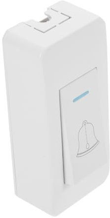Homoyoyo Doorbell Switch Night Light Indoor Door Bell Chime Cover Button for Home Wall Office Cabinet No Touch Button Door Switch