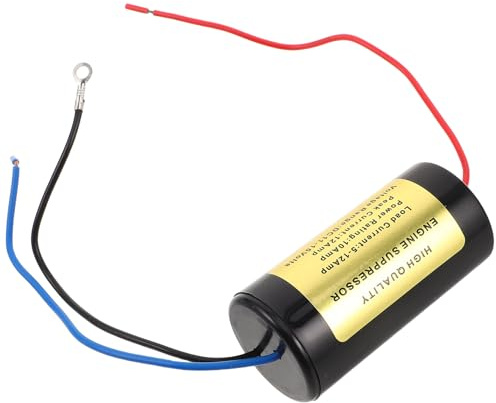 BUGUUYO Filtre Antiparasite Moteur pour Amplificateur Automobile Suppresseur de Bruit Électrique D’Alimentation Isolateur de Bruit D’Alternateur Compatible Systèmes Audio Voiture
