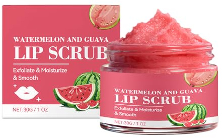 Exfoliante Labial para Labios Secos - Bálsamo de Peeling Calmante de 30 Gramos,Delicado Efecto Hidratante - Para el Cuidado Diario y Nocturno y Preparación del Maquillaje