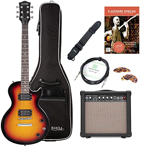 Rocktile L-100 SB E-Gitarre Sunburst Starter SET