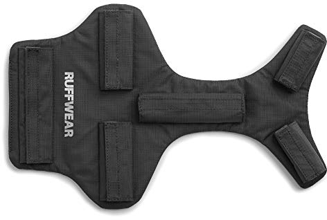 Ruffwear Brust- und Bauch-Schutz für Hunde, Kompatibel mit bestimmten Ruffwear Geschirren und Hunderucksäcken, Größe: L/XL, Grau, Brush Guard
