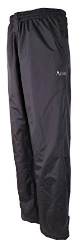 Acme Projects Regenhose, 100% wasserdicht, atmungsaktiv, geklebte Naht, 10000 mm / 3000 g (Herren, XXX-groß, schwarz)
