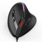 Kabelgebundene vertikale Gaming Maus, RGB-Beleuchtung, ergonomische 9 programmierbare Tasten mit 6 einstellbaren optischen DPI-Mäusen für Laptop-PC-Gamer