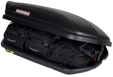 KJUST Taschen Set 3 Stück kompatibel mit Dachbox Menabo Marathon 320