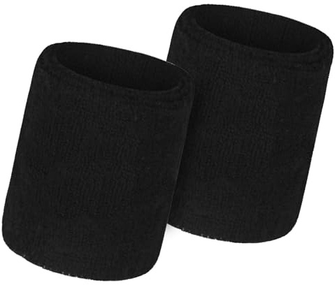 2 stycken svettband handled, sportarmband, svettband handled, elastiskt svettband, fitness, bomullsarm för fotboll, basket och tennis, sport