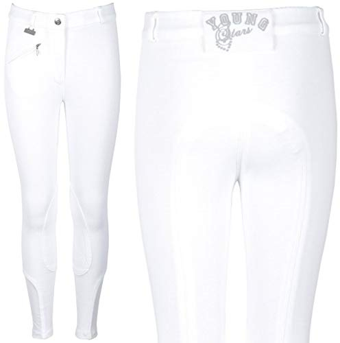 Harry's Horse Youngrider 26000151 Pantalon d'équitation pour enfant Blanc 152 cm