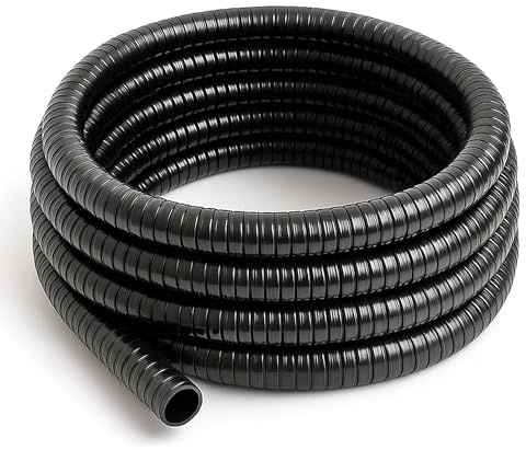25m Manguera espiral para filtro estanque negro de presión diámetro interior 50mm (2)