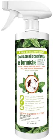EcoVenger® Roach and Ant Killer 16 oz | Kills on Contact | Extended 4-Week Deterrence | Peppermint Scent | Child and Pet Safe