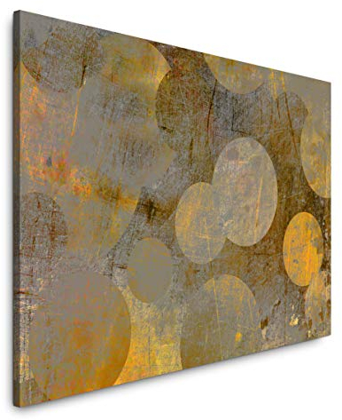 Paul Sinus Art Abstraktes Leinwandbild Wandbild in 80x120cm