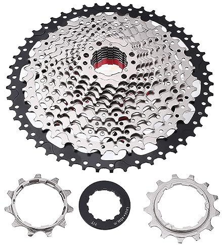 RiToEasysports Bike Cassette,32/36/42/46T 9/10/11/12 Speed Bike Freewheel Cassette Sprocket Replacement for Mountain Road (12S 11-50T) Riding Racks And Storage Cycling Racks And Storage Ride