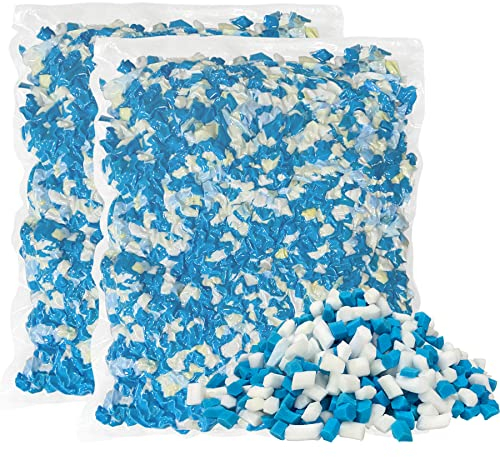 HONEHO 4.4KG Memory-Schaumstoff füllung für sitzsack,Hinzufügen von Gelpartikeln gemütlich und weich, ideal für das Füllen von sitzsack Kinder, Kissen, Hundebett, Sofa-Kissen