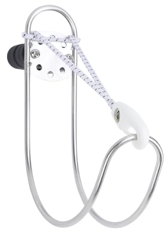 aqxreight Edelstahl Poliert Marine Life Boje Ringhalter Boot Yacht Halterung für Schiene 22–25 Mm