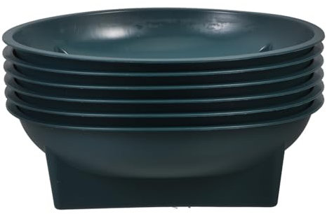 Yardwe Support De Fleurs pour Tombe De Jardin 6 Bols Floraux Verts pour Compositions Décoratives