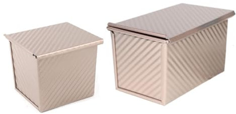 Teglie rettangolari per pagnotta con coperchio antiaderente Teglie da forno in acciaio al carbonio Stampo antiaderente Bakewares Strumento di cottura durevole