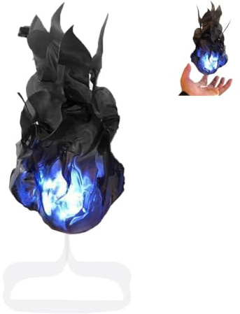 Fire Ball Prop Halloween Decoration Realistic Spooky Flameless