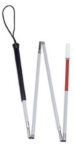 Faltbarer Taststock Blindenstock