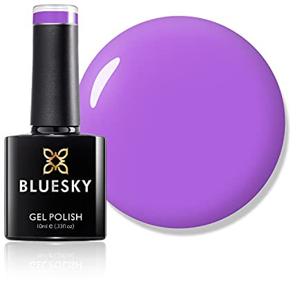 Bluesky Gel Nail Polish, Lilac Dust A058, Pink, Fuchsia, Long Lasting, Chip Resistant, 10 ml (Requires Drying Under UV LED Lamp)