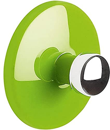 Spirella Handtuchhaken Haken Selbstklebend Bad und Küche Bowl Handtuchhalter Kleiderhaken Ohne Bohren Ø5 cm - Grün