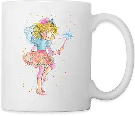 Spreadshirt Prinzessin Lillifee mit Konfetti Tasse, One size, Weiß