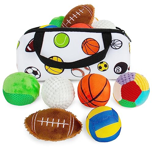 beetoy Sensory Sports Balls for Infant Toddlers, Baby Toys for Sensory Development, Sports Early Education toys for Babies 6-12 Months, Different Sensory Tactile Textures
