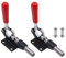 ZONADAH Set mit 2 Kolbenhub-Push-Pull-Kniehebelzwingen aus Metall mit geradliniger Wirkung, 42 mm, 386 kg – Hochleistungs-Spannwerkzeuge für Holz-, Metallbearbeitungs-, Schweiß