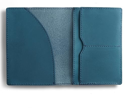DONGKER Portefeuille de Passeport de Voyage,Couverture de Porte-Passeport pour Cartes D'identité de Voyage,Cartes de Crédit,Billets d'avion