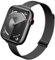 Yoohoo Schmales Armband Kompatibel mit Apple Watch Armband 38mm 40mm 41mm 42mm 44mm 45mm 46mm 49mm für Damen,Magnetisch Metall Edelstahl Armband für iWatch SE Series 10 9 8 7 6 5 4 3 2 1,Schwarz