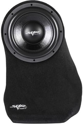 Skar Audio Single 10 Loaded Sealed Subwoofer Enclosure (Driver Side) Compatible with 2018-2023 Jeep Wrangler 4-Door (JL Series) Vehicles