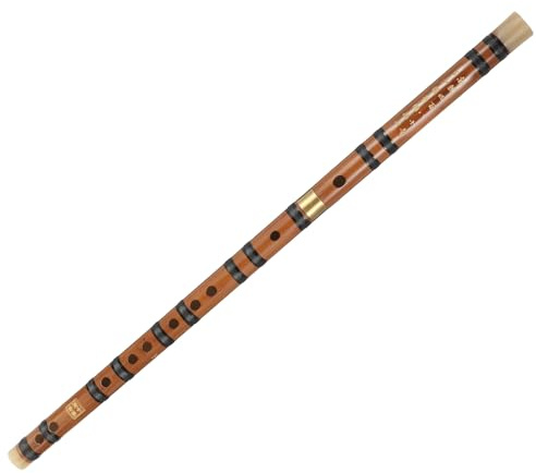 Toyvian Flauta de Bambú Antigua Instrumento Chino Portátil para Principiantes Flauta de Estilo Tradicional para Adultos