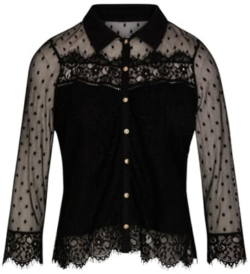 Morgan 252-tereza Blusa, Negro M, Mujer