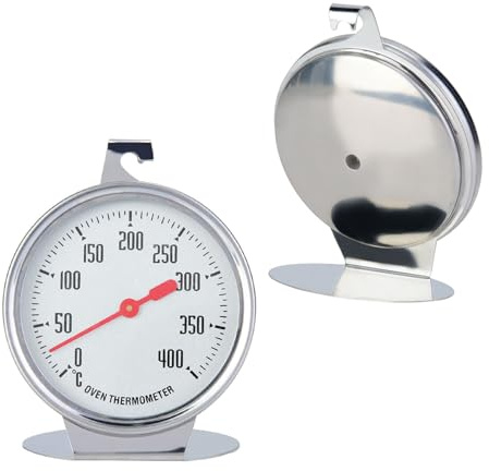 Oven Thermometer, Acciaio in Piedi Forno Termometro, Forno Interno Indicatore di Temperatura per Cottura Barbecue 0~400 ℃
