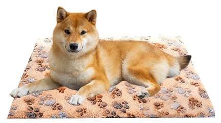 Rrlihjgu Cama Autocalentable para Gatos,Manta Térmica Mascotas con Estampado De Huellas De Garra,Alfombrilla Cálida para Mascotas - para Gatos Perros Cachorros Interior Hogar Dormitorio