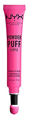 NYX PROFESSIONAL MAKEUP Powder Puff Lippie Lip Cream, Liquid Lipstick - Bby (Fuchsia)