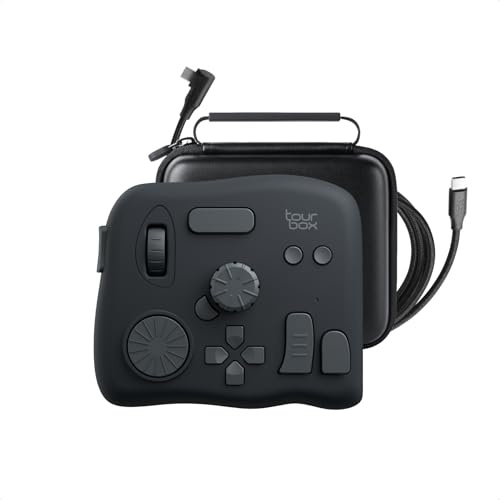 TourBox NEO, Controller Video Editing Fotografico, Tastiera di Scelta Rapida Personalizzata, Console Creativa per Photoshop Lightroom Premiere Illustrator, Tavoletta Grafica da Disegno Windows Mac PC